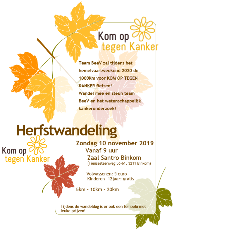 Herfstwandeling BeeV